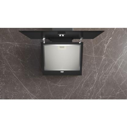 Siemens iQ100 væghængt emhætte LC65KDK60, sort, 60 cm