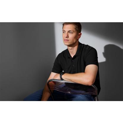 ID Ease 0556 poloshirt, lyocell, sort