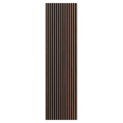 FibroTech PREMIUM akustikpanel, 605 x 2440 mm, walnut