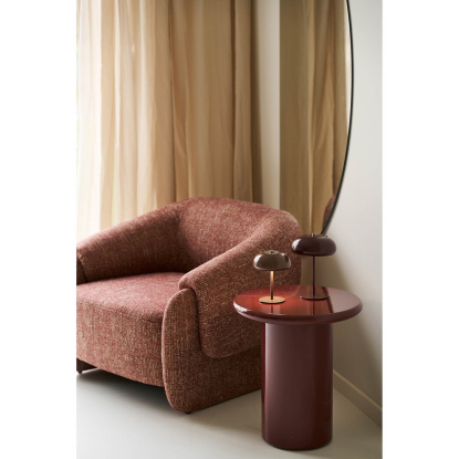 Hamilton loungestol, bordeaux mix