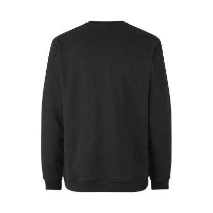 ID PRO Wear CARE 0380 sweatshirt, ubørstet, sort