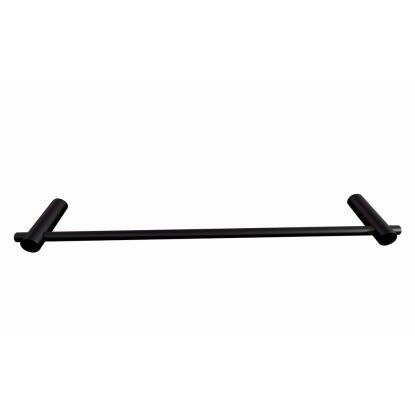 House enkelt håndklædestang, mat sort, 59,5 cm