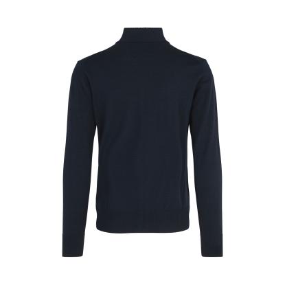 Seven Seas S660 The cardigan med lynlås, merino, navy