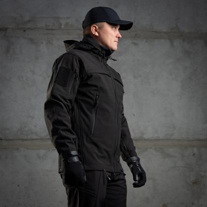 M-TAC Police softshelljakke, sort