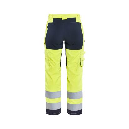 Blåkläder 7191 dame multinorm buks med stretch inherent, hi-vis gul/marineblå