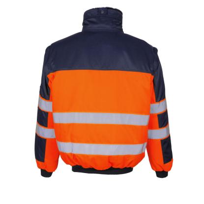 MASCOT SAFE IMAGE Livigno pilotjakke, hi-vis orange/marine