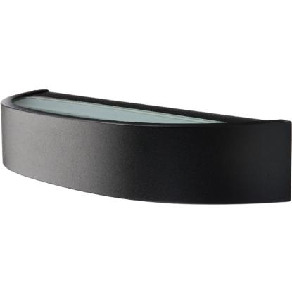 SG Armaturen Curve LED væglampe, 2700K, IP65, mat sort