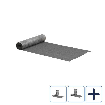 PLUS tagpap inkl. papsøm, sort