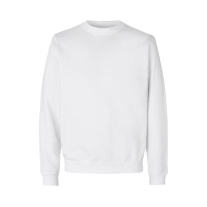 ID 0682 sweatshirt, økologisk, hvid