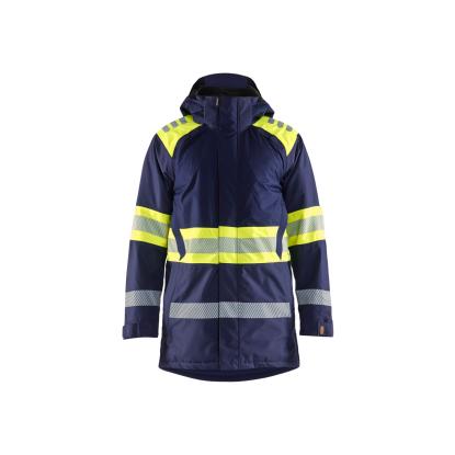Blåkläder 4485 high vis vinterparkajakke, marineblå/hi-vis gul