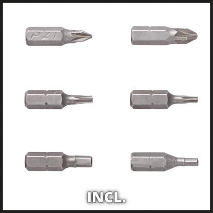 Einhell TC-SD 3,6 Li akku skruemaskine med 6 bits og oplader