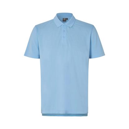 ID Ease 0556 poloshirt, lyocell, lys blå