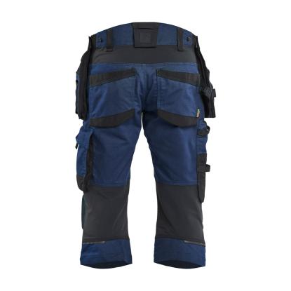 Blåkläder 1977 striker håndværkerknickers med stretch, mørk marineblå/sort