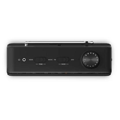 Philips TAR2509/10 FM/AM-radio, transportabel, sort