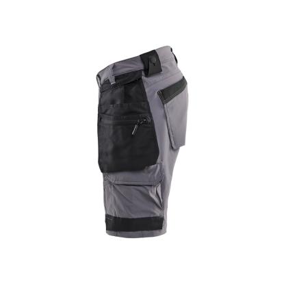 Blåkläder 1702 håndværker shorts 4-vejs stretch, mellemgrå/sort