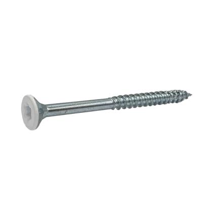 Universal træbetonskrue, hvid, 4,5 x 60 mm - 250 stk.