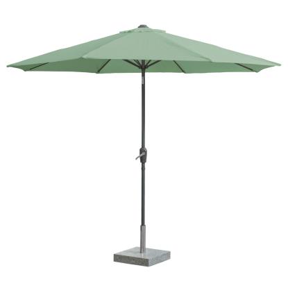 Florida parasol Ø300 x 243 cm med tilt, grøn