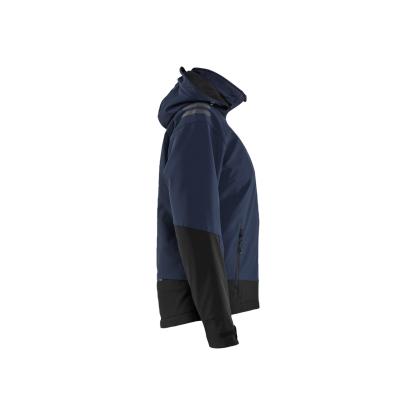 Blåkläder 4751 dame letforet vinter softshelljakke, mørk marineblå/sort