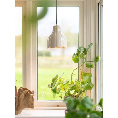 PR Home Tulippa pendel, E27, Ø17 cm, beige