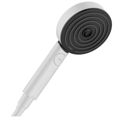 hansgrohe Pulsify Select S Relaxation EcoSmart håndbruser, Ø105 mm, 3-jet, mat hvid