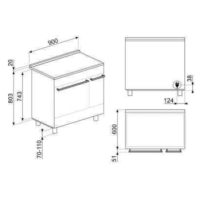 Smeg C92IPX2 induktionskomfur