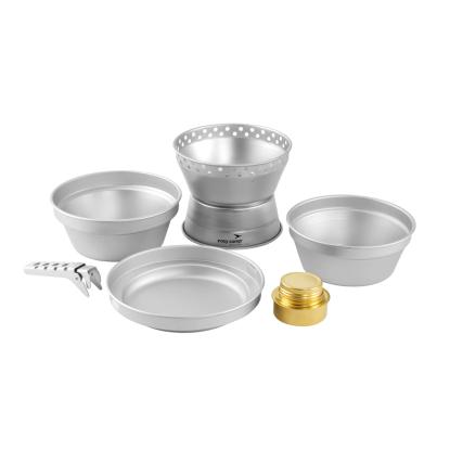 easy camp stormkøkken og spritbrænder, aluminium