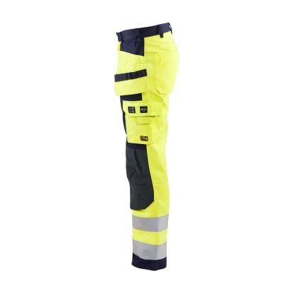 Blåkläder 1579 multinorm håndværker buks, hi-vis gul/marineblå