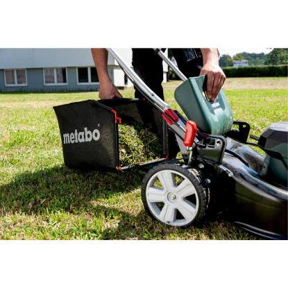 Metabo RM 36-18 LTX BL 46 plæneklipper, 36V, med 2 x 5,2 Ah batteri og lader