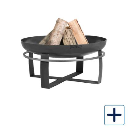 Cook King Viking bålsted, stål, sort