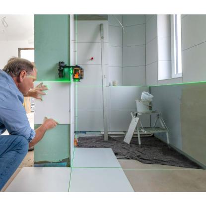 geo-FENNEL Geo6-XR GREEN SP selvnivellerende krydslinjelaser med 6 laserkryds