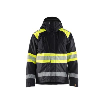 Blåkläder 4480 high vis vinterjakke, sort/hi-vis gul