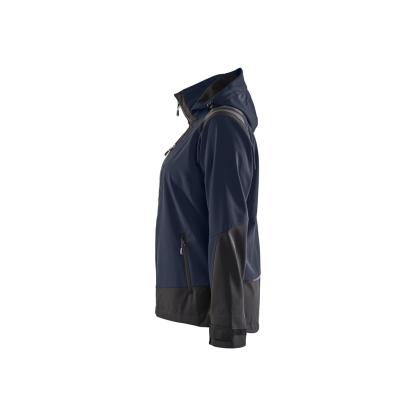 Blåkläder 4719 dame softshell jakke, mørk marineblå/sort