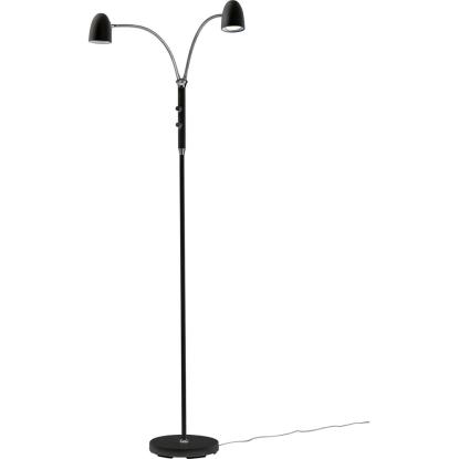 Armaturhantverk Koster gulvlampe med 2 arme, H140 cm, sort