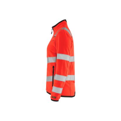 Blåkläder 4966 dame high vis microfleece jakke, hi-vis rød