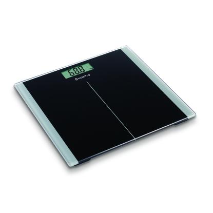Nortiq 9380 elektronisk personvægt, sort glas