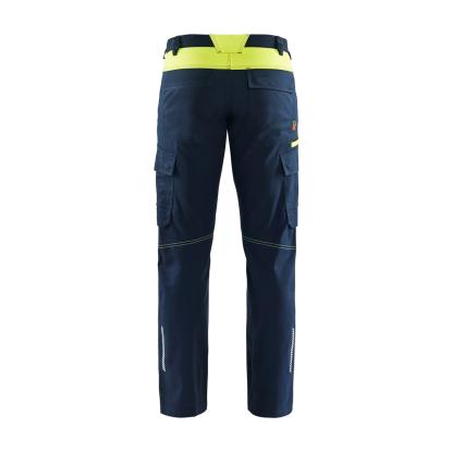 Blåkläder 1444 industri buks stretch, mørk marineblå/hi-vis gul