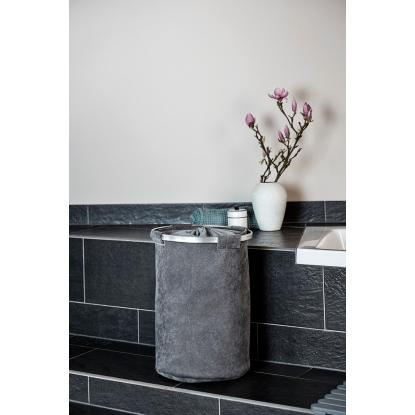 WENKO Cordoba vasketøjskurv, grå - 68 liter
