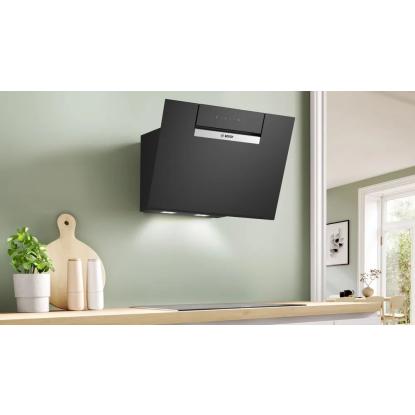 Bosch DWK67FN60 væghængt emhætte, sort, 60 cm