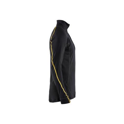 Blåkläder 4796 flammehæmmende undertrøje half zip inherent, sort