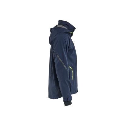 Blåkläder 4483 skaljakke 4-vejs stretch, mørk marineblå/hi-vis gul