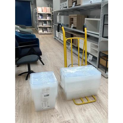 Ravendo CLM 250 LS Ergo multisækkevogn, gul - maks. 250 kg