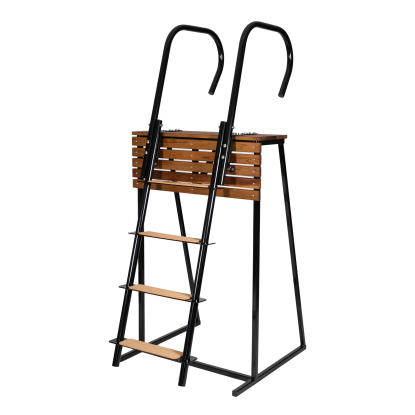 Varax badebrostige, foldbar, sort - 4 trin