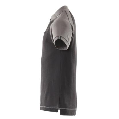 MASCOT IMAGE Bianco poloshirt med brystlomme, sort/antracit