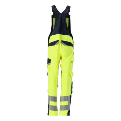MASCOT MULTISAFE Davos overall med knælommer, hi-vis gul/mørk marine