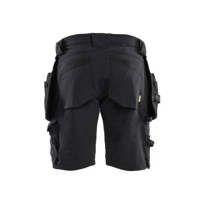 Blåkläder 1702 håndværker shorts 4-vejs stretch, sort