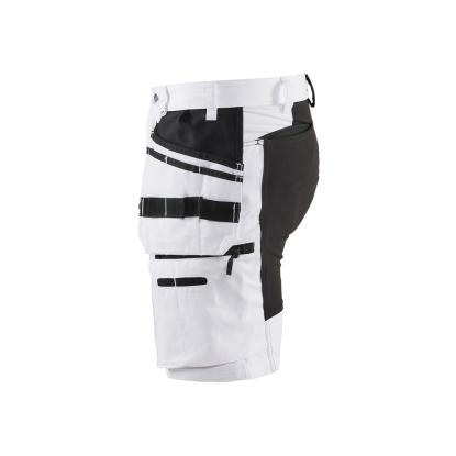 Blåkläder 1911 shorts med stretch, hvid/sort
