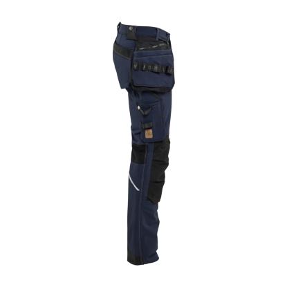 Blåkläder 1998 håndværker buks 4-vejs stretch x1900, mørk marineblå/sort