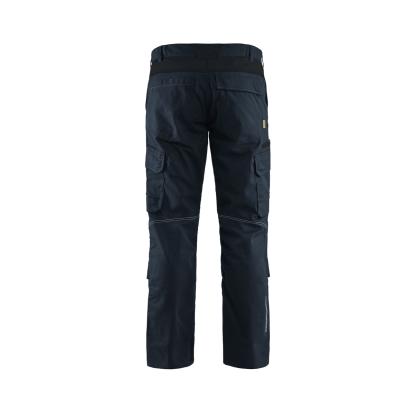 Blåkläder 1448 industri buks med knælommer stretch, mørk marineblå/sort