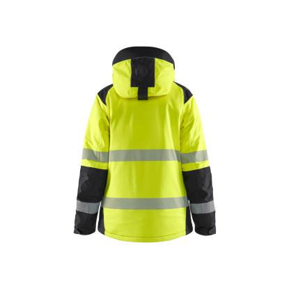 Blåkläder 4456 dame high vis vinterjakke, hi-vis gul/sort