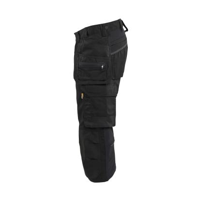 Blåkläder 1754 håndværker knickers med stretch, sort